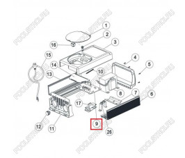 Плата контроля хлоратора Aquaviva SSC50 PCB Ver5.6