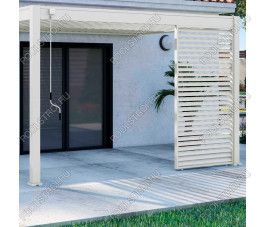 Фиксированная горизонтальная боковая панель- 1.0M Белая