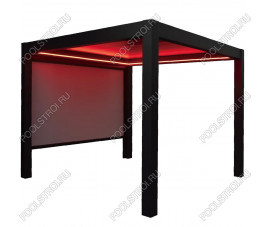 LED лента RGB c алюминиевой планкой - 4.0м x2 (Антрацит)