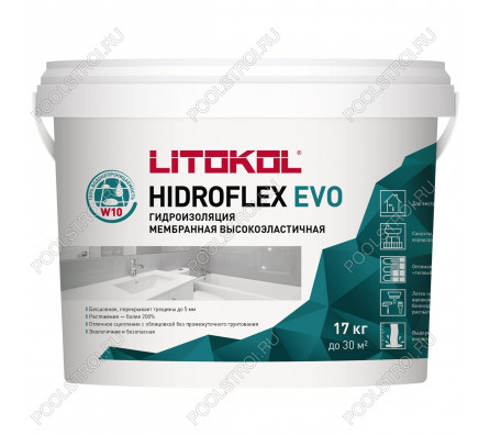 Гидроизоляционная мембрана HIDROFLEX 17 кг
