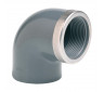 Угол 90° c металлическим кольцом EFFAST d25x3/4