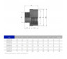 Муфта ПВХ Effast RERMGE075I редукционная, с внешней и внутренней резьбой d2-1/2